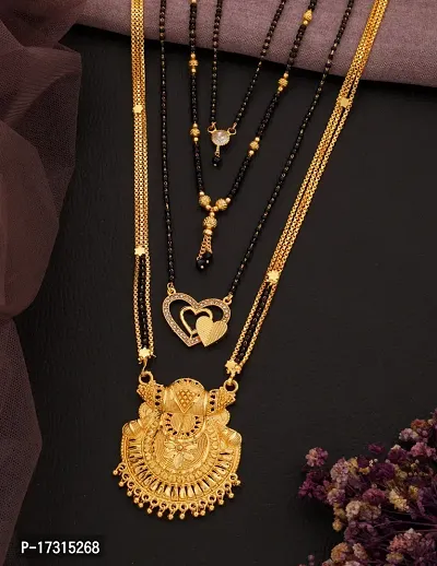 New Stylish Pack Of 4 Combo Women Mangalsutra Set