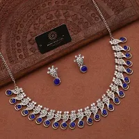 Stylish Silver Plated Brass Jewellery Set For Women-thumb2