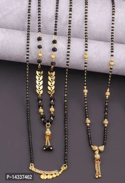 New Stylish Pack Of 3 Combo Women Mangalsutra Set