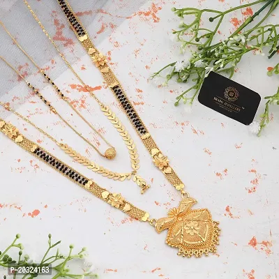 New Stylish Pack Of 3 Combo Women Mangalsutra Set