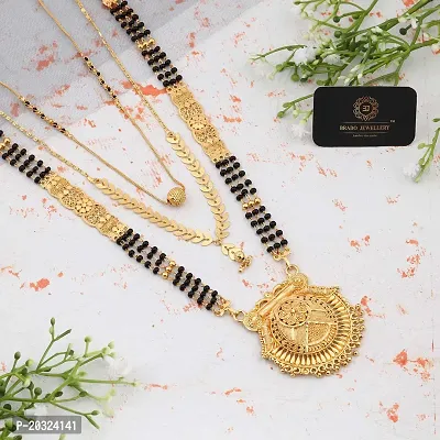 New Stylish Pack Of 3 Combo Women Mangalsutra Set