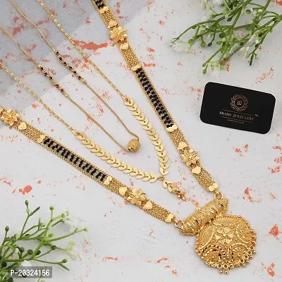 New Stylish Pack Of 3 Combo Women Mangalsutra Set