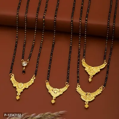 New Stylish Pack Of 5 Combo Women Mangalsutra Set