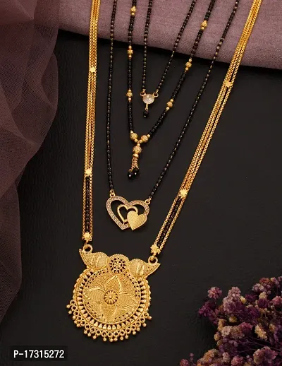 New Stylish Pack Of 4 Combo Women Mangalsutra Set