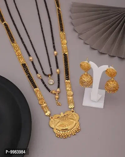 Combo Mangalsutra With Jummer Earring