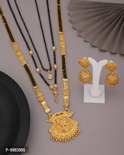 Combo Mangalsutra With Jummer Earring