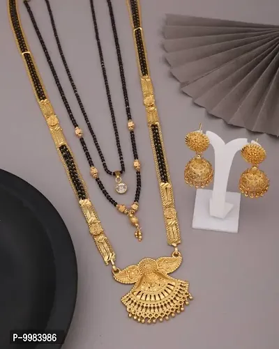 Combo Mangalsutra With Jummer Earring