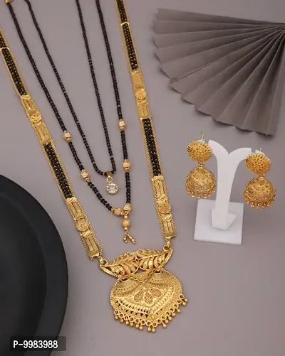 Combo Mangalsutra With Jummer Earring