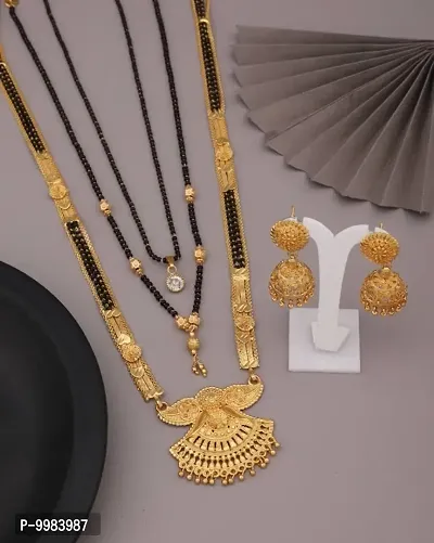 Combo Mangalsutra With Jummer Earring