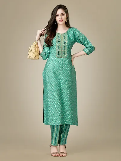 Stylish Banglori Silk Kurta Bottom Set