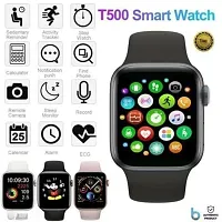 T-500 S8 Series Smart Watch Sleep Monitor, Distance Tracker, Calendaring, Sedentary Reminder, Text Messaging, Pedometer, Calorie Tracker, Heart Rate Monitor Smartwatch (Black) NM-11-thumb2
