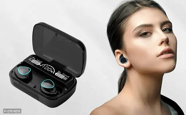 M10 Wireless Earbuds Bluetooth 5.1 TWS Earphones Full Touch Control Headphones Built-in Microphone Immersive Sound Quality Fast Stable  Auto Connection Smart LED Headset (Pack of 1) NM-19-thumb5