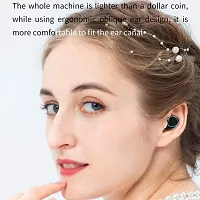 M10 Wireless Earbuds Bluetooth 5.1 TWS Earphones Full Touch Control Headphones Built-in Microphone Immersive Sound Quality Fast Stable  Auto Connection Smart LED Headset (Pack of 1) NM-19-thumb2