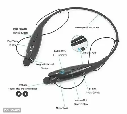Classic Wireless Neckband With Microphone-thumb4