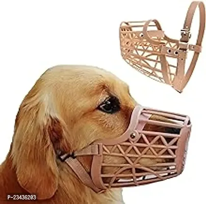 Dog Muzzle Soft Plastic Mouth Gaurd Best For Puppies Small Size-3