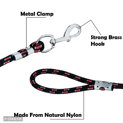 Dog Rope Leash For Small Medium Size Dogs 9Mm Wide Strong Hook And Handle-thumb2