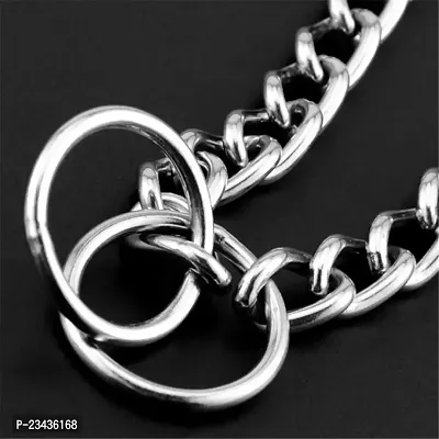 Heavy Duty Silver Dog Choke Chain Training Dog Collar For Large S, And Dogs 24-thumb3