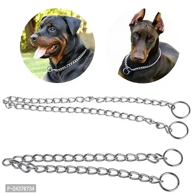 DOSAN Dog Chain choke collar medium 10NO. , Chrome plated-thumb0