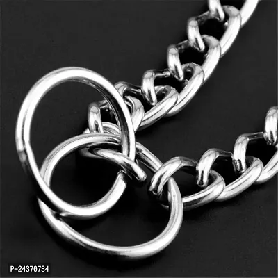 DOSAN Dog Chain choke collar medium 10NO. , Chrome plated-thumb2