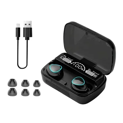 M10 TWS Bluetooth V5.1 in-Ear Wireless Earbuds with Upto 3 Hours Playback Stereo Sports Waterproof Bluetooth Earph