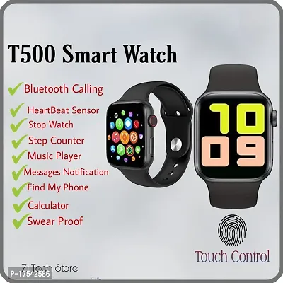 New SMART WATCH 2023 latest version T500 Full Touch Screen Bluetooth Smartwatch with Body Temperature, Heart Rate  Oxygen Monitor Compatible with All 3G/4G/5G Android  iOS-thumb5