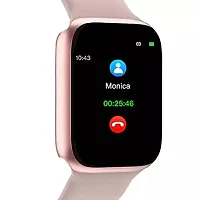 SMART WATCH 2023-24 latest version /T500 Full Touch Screen Bluetooth Smartwatch with Body Temperature, Heart Rate  Oxygen Monitor Compatible with All 3G/4G/5G Android  iOS-PINK-thumb1
