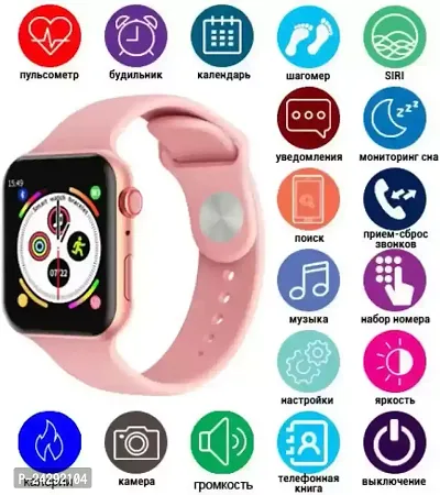 SMART WATCH 2023-24 latest version /T500 Full Touch Screen Bluetooth Smartwatch with Body Temperature, Heart Rate  Oxygen Monitor Compatible with All 3G/4G/5G Android  iOS-PINK-thumb5