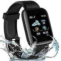 ID 116 New SMART WATCH 2023 latest version  Full Touch Screen Bluetooth Smartwatch with Body Temperature, Heart Rate  Oxygen Monitor Compatible with All/ 3G/4G/5G Android  iOS-thumb2