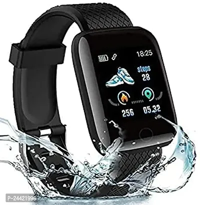 ID 116 New SMART WATCH 2023 latest version  Full Touch Screen Bluetooth Smartwatch with Body Temperature, Heart Rate  Oxygen Monitor Compatible with All 3G/4G/5G Android  iOS@-thumb2