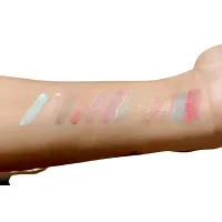 HUDA ZONE Professional Waterproof Matte LIP Gloss Discolored Transparent Color Change Lip Gloss Moisturizing Long Lasting,Pack-of-6-thumb2