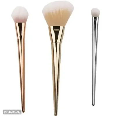 HUDA ZONE Premium Beauty Makeup Brush+Bonus Eye Brush, (Pack-of-3)