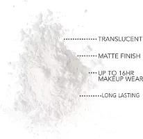 HUDA ZONE Professional Makeup Setting White Loose Powder Matte White Loose Powder Compact (White)-thumb4