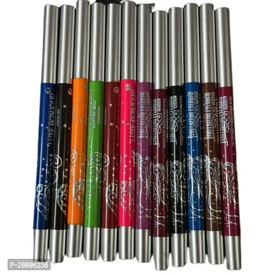 HUDA ZONE Waterproof Professional Lipliner For Girls,Multicolor Matte Finish Pack of 12-thumb3