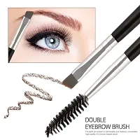 HUDA ZONE 3 IN1 Waterproof (Black,Brown,Light Brown) Color Eyebrow Powder Cake For Women  Girls.-thumb1