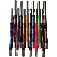 HUDA ZONE Waterproof Professional Lipliner For Girls,Multicolor Matte Finish Pack of 12-thumb3