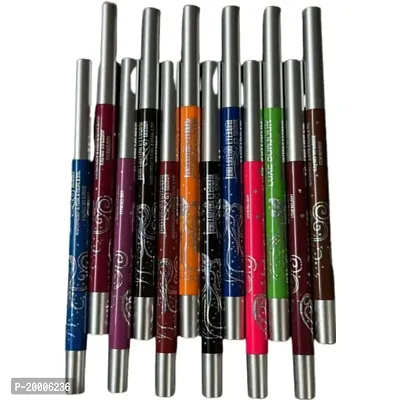 HUDA ZONE Waterproof Professional Lipliner For Girls,Multicolor Matte Finish Pack of 12-thumb4