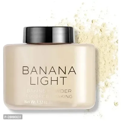 HUDA ZONE Professional Makeup Setting banana Loose Face Powder Matte Loose Powder Compact All Types Of Skin (banana Beige)