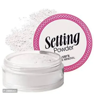 Professional Compact Powder Meet Matte White Loose Powder Make up Setting White Loose Powder
