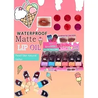 HUDA ZONE Professional Multicolor Waterproof Ice Cream Lip Gloss Lipstick Pack-of-6-thumb2