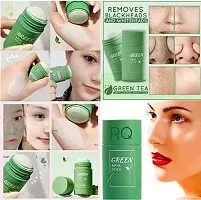 Green Tea Cleansing Mask Stick for Face | For Blackheads, Whiteheads  Oil Control | Made in India | Purifying Solid Clay Detox Mud Mask | With Hyaluronic Acid  Green Tea-thumb2