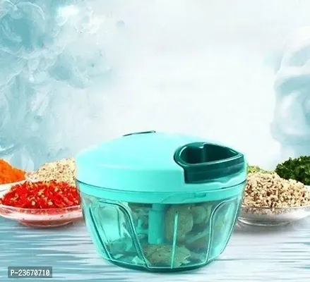 450ml Plastic Handy Dori Chopper with 3 Blades + Whisker Blade