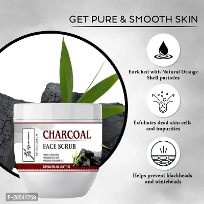 Charcoal Scrub-200Gm For Men and Women-thumb3