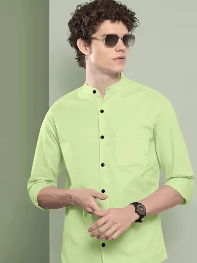 New Launched Cotton Blend Long Sleeves Casual Shirt 