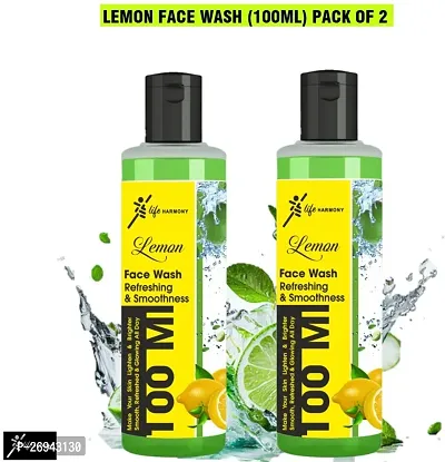 Life Harmony Lemon Face wash 100 ML 2 Combo for All Skin Type-thumb0