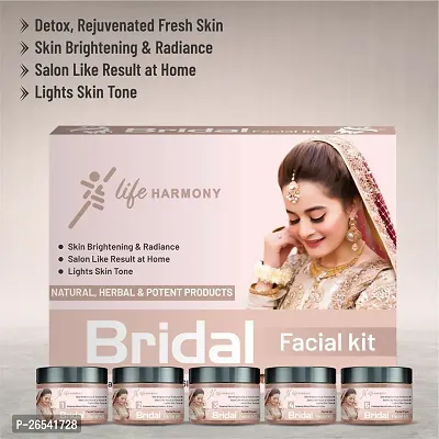 Bridal Skin Whitening Facial Kit With Face Massage For Facial 250 Gm (Set Of 5) For Men and Women