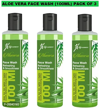 Life Harmony Neem Tulsi Face Wash 100ML PACK OF 3 for All Skin Type