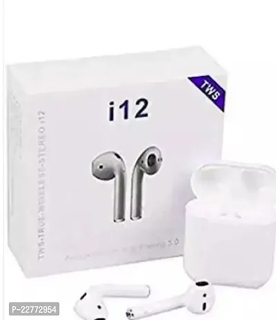 I12 TWS Truly Wireless Bluetooth 5.0 Earbuds Headphones with Active Noise Cancellations with in-Built HD Mic Speaker