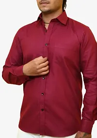 Trendy maroon shirt for men-thumb1