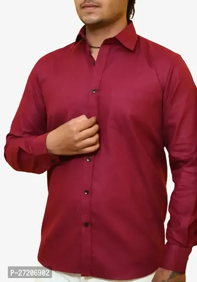 Trendy maroon shirt for men-thumb2