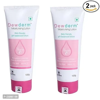 Dew derm Moisturising Lotion-100 Grams Each, Pack Of 2-thumb0